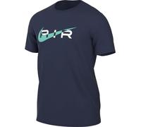 Nike Air Mens Graphic T Shirt in Navy Blue Jersey - Size Large