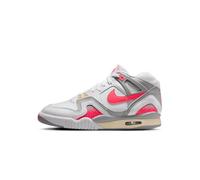 NIKE Men's Air Tech Challenge 2 Sneaker, White Racer Pink Lt Smoke Grey, 3.5 UK