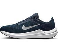 NIKE Men's AIR Winflo 10 Sneaker, College Navy/Metallic Silver, 6.5 UK