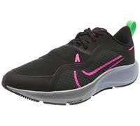 Nike Men's Air Zm Pegasus 37 Shield Running Shoe, Black/Pink Blast-Iron Gray-OBS, 9 UK