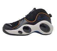 Nike Men's Air Zoom Flight 96 Basketball Shoes, Black/Valerian/Brown, 6