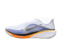 Nike Mens Air Zoom Pegasus 42, White/Metallic Silver/Lapis/Total Orange, 9