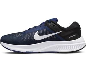 Nike Men's Air Zoom Structure 24 Sneaker, Midnight Navy White Black White, 7.5 UK