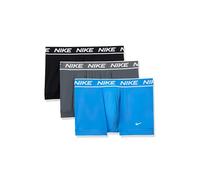 Nike Men's All Day Micro Stretch Trunk Underwear (3-Pack), Photo Blue/Iron Grey/Black, XL (Pack of 3)