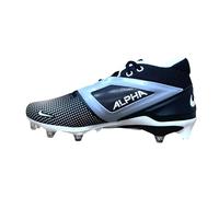 Nike Men's Alpha Menace 4 Elite D Detachable Football Cleats HF4555, Black/White, 11.5