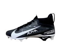 Nike Men's Alpha Menace 4 Pro NRG Football Cleats, Black/Grey/White, 13.5 Wide