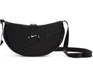 NIKE Men's Aura Crescent Crossbody Bags, BLACKBLACK(MATTESILVER), OneSize