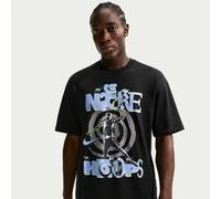 Nike Men's Basketball T-Shirt - Black - Cotton XXL