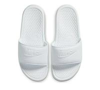 Nike mens Benassi Just Do It Slides, White | White, 9 UK