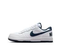 Nike Men's Big Low Basketball Shoes, White/Midnight Navy, 9.5 UK