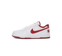 NIKE Mens Big Low Sneaker, White Gym Red, 9.5 UK