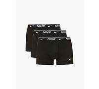 Nike Mens Black Pack of Three Everyday Stretch-cotton Jersey Trunks Xl