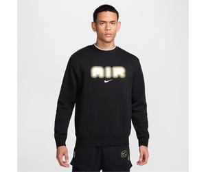 NIKE Mens Black Sportswear Air Fleece Crew Neck Sweatshirt Small BNWT C615