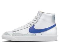 NIKE Men's Blazer Mid '77 VNTG Sneaker, White Game Royal Pure Platinum, 7.5 UK