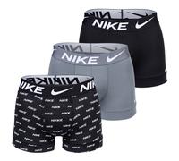 Nike Men's Boxer Shorts, 3 Pack - Trunks, Dri-Fit Micro, Logo Waistband