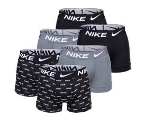 NIKE Mens Boxer Shorts 6-Pack Trunks Dri-Fit Micro Logo Band Casual
