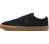 NIKE Men's Charge Suede Sneaker, Black Anthracite Black Gum Light Brown, 8 UK