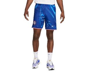 Nike Men's Chelsea Herren Dri-fit Short Stadium Home, Rush Blue/Team Orange/White, M