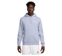 Nike Men's Club Big Brush Pull Over Hoody, Ghost/Ghost/(White), XL