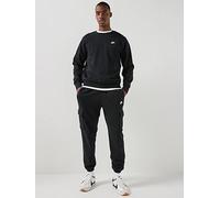 Nike Mens Club Cargo Pants, Black/Black/White, Size 2Xl, Men Black/Black/White