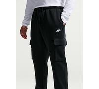 Nike Mens Club Cargo Pants, Black/Black/White, Size L, Men Black/Black/White