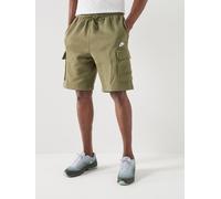 Nike Mens Club Cargo Shorts, Medium Olive/Medium Olive/Whit, Size S, Men Medium Olive/Medium Olive/Whit
