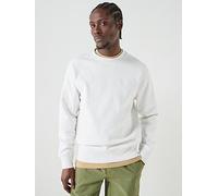 Nike Mens Club Crew Sweatshirt, Birch Heather/White, Size 2Xl, Men Birch Heather/White