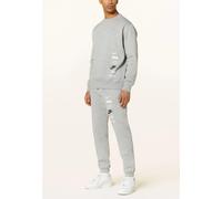 Nike Mens Club Fleece Plus Small Logo Tracksuit in Heather Grey Cotton - Size 2XL