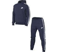Nike Men's Club Fleece Tracksuit, Midnight Navy/White, XL