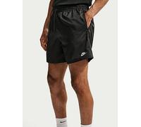 Nike Mens Club Flow Shorts, Black/White, Size L, Men Black/White
