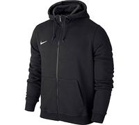 Nike Men's Club FZ Hoody - Black/Black/Football White, X-Large