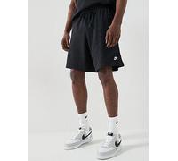Nike Mens Club Knit Shorts, Black/White, Size L, Men Black/White