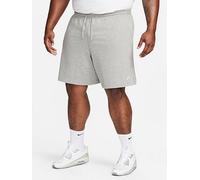 Nike Mens Club Knit Shorts, Dk Grey Heather/White, Size L, Men Dk Grey Heather/White