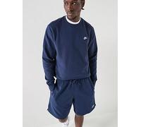 Nike Mens Club Knit Shorts, Obsidian/White, Size S, Men Obsidian/White