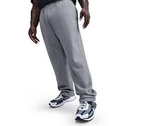 Nike Mens Club Open Hem Pants, Dk Grey Heather/Lt Grey/White, Size L, Men Dk Grey Heather/Lt Grey/White
