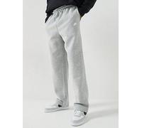 Nike Mens Club Open Hem Pants, Dk Grey Heather/Lt Grey/White, Size L, Men Dk Grey Heather/Lt Grey/White