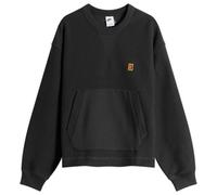 Nike Men's Club Rules Fleece Crew Sweatshirt Black/Sail Small