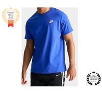 Nike Sportswear Club T Shirt Mens XL Royal