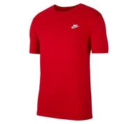 Nike Mens Club T-Shirt in Red/White - Size Small