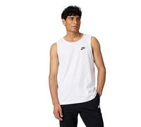 Nike Men's Club Tanktop, White/Black, M