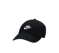 Nike Mens Club Unstructured Futura Wash Cap, Black/White, Size L/Xl, Men Black/White