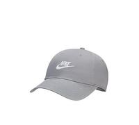 Nike Mens Club Unstructured Futura Wash Cap, Particle Grey/White, Size L/Xl, Men Particle Grey/White