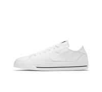 NIKE Men's Court Legacy Canvas Shoes, White White Black, 8.5 UK