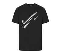 Nike Mens Court Swoosh Logo T Shirt in Black Jersey - Size X-Large