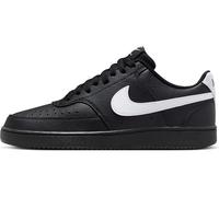 Nike Men's Court Vision Lo Running Shoe, Black/White-Black, 8