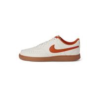 Nike Men's Court Vision Lo Shoes, Sail/Campfire Orange/Gum Med B, 10.5
