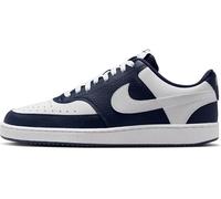 NIKE Men's Court Vision LO Sneaker, Midnight Navy White, 9 UK