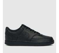 Nike Court Vision Low Trainers Mens 11 Triple Black