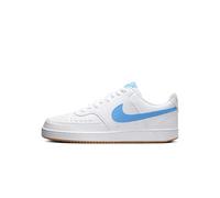 Nike Men's Court Vision Low Next Nature Sneaker, White/University Blue/Gum Yell, 10
