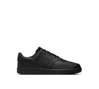 Nike Men's Court Vision Low Next Nature Trainers, Black/Black-Black, Size 8, Men Black/Black-Black